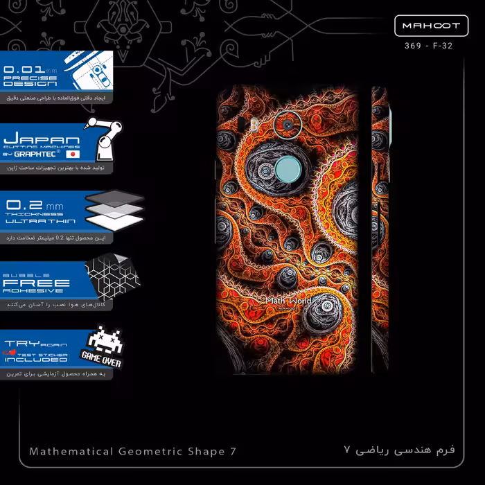 برچسب پوششی ماهوت مدل Mathematical Geometric Shape 7-FullSkin مناسب برای گوشی موبایل گوگل Nexus 5X