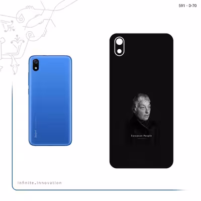 برچسب پوششی ماهوت مدل Portrait of a European Woman مناسب برای گوشی موبایل شیائومی Redmi 7A