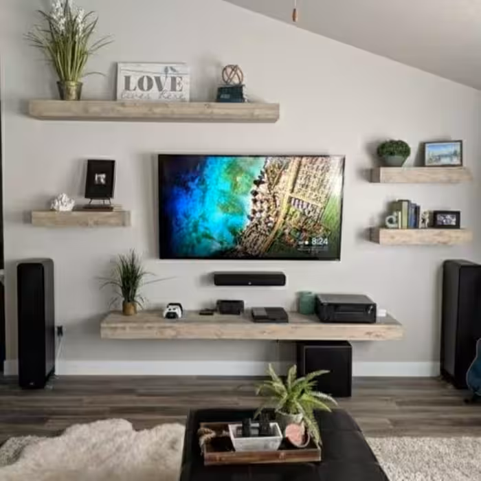 پابه دیواری تلویزیون شلفیران براکت کد z1 مناسب برای 17 تا 43 اینچ