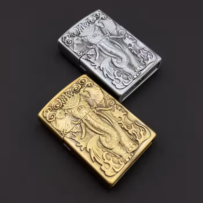 فندک مدل سنگی طرح فیل کد DKD-859