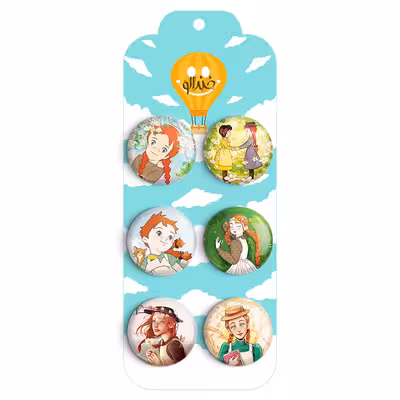 پیکسل خندالو مدل آن شرلی کد 380B مجموعه 6 عددی