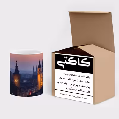 ماگ کاکتی طرح قصر مدل mgs16233