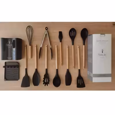 سرویس کفگیر و ملاقه 13 پارچه کیچن ست مدل UNT46