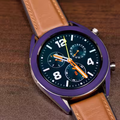 برچسب ماهوت طرح Matte-BlueBerry مناسب برای ساعت هوشمند هوآوی Watch GT