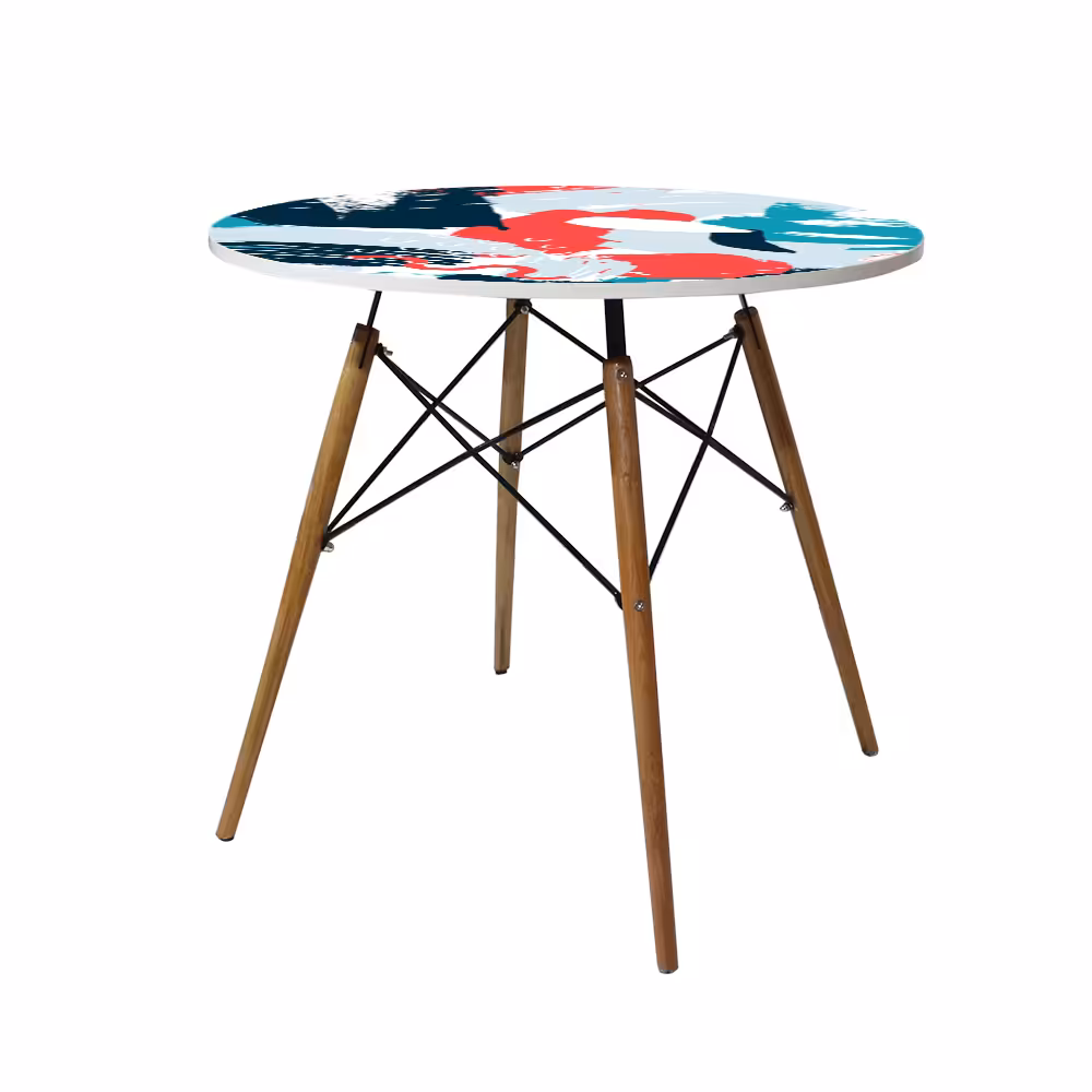 میز ناهارخوری مدل گرد طرح مینیمال کد GLD-20