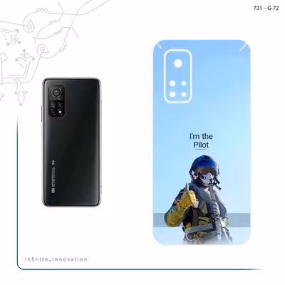 برچسب پوششی ماهوت مدل Pilot مناسب برای گوشی موبایل شیائومی Mi 10T 5G