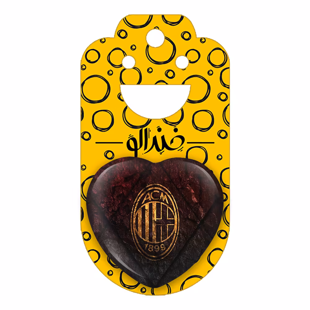 پیکسل خندالو طرح باشگاه آث میلان مدل قلبی کد 2016