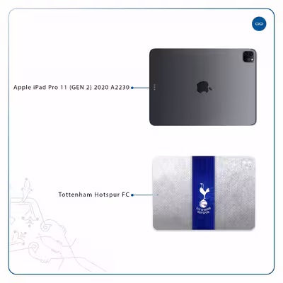 برچسب پوششی ماهوت مدل Tottenham Hotspur FC مناسب برای تبلت اپل iPad Pro 11 (GEN 2) 2020 A2230