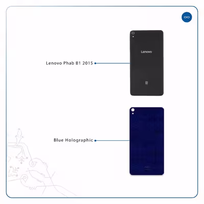 برچسب پوششی ماهوت مدل Blue-Holographic مناسب برای تبلت لنوو Phab B1 2015
