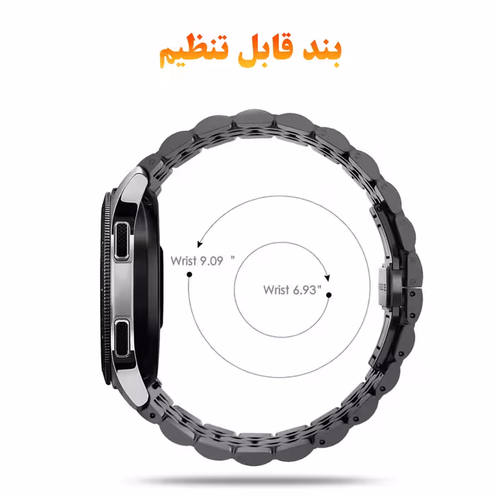 بند درمه مدل Reflex  مناسب برای ساعت هوشمند ZTE Quartz /MOTO360 46MM version