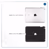 برچسب پوششی ماهوت مدل Black-Crocodile-Leather مناسب برای تبلت اپل iPad 2 2011 A1396