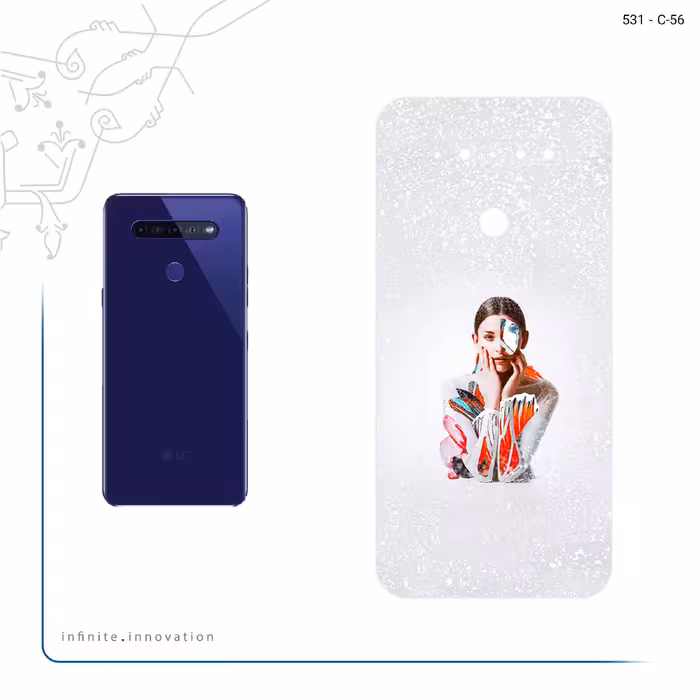 برچسب پوششی ماهوت مدل Collage of Women Portrait 4 مناسب برای گوشی موبایل ال جی K51s