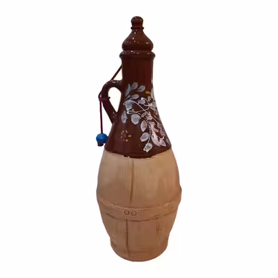 کوزه سفالی طرح نقاشی مدل یخچالی کد 1