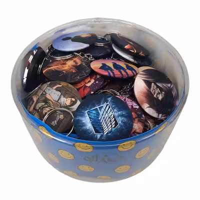 جاکلیدی خندالو مدل انیمه اتک آن تایتان کد 34 بسته 49 عددی