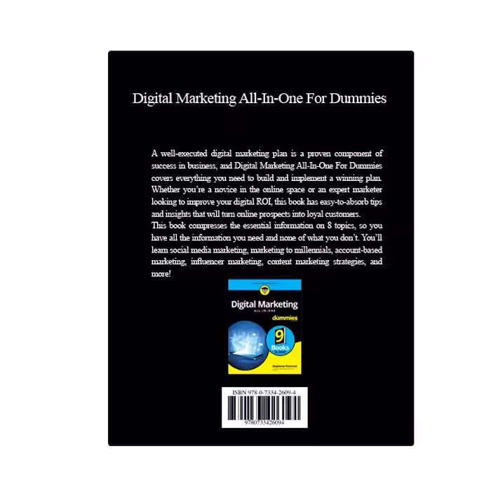 کتاب Digital Marketing All-In-One For Dummies اثر Stephanie Diamond انتشارات نبض دانش