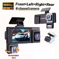 دوربین ثبت وقایع 4 لنزه بلک باکس، مدل 4channels Dash Camera