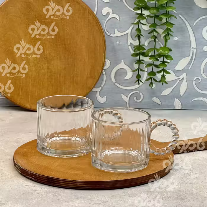 ماگ شیشه ای مروارید ملورین 2 عددی