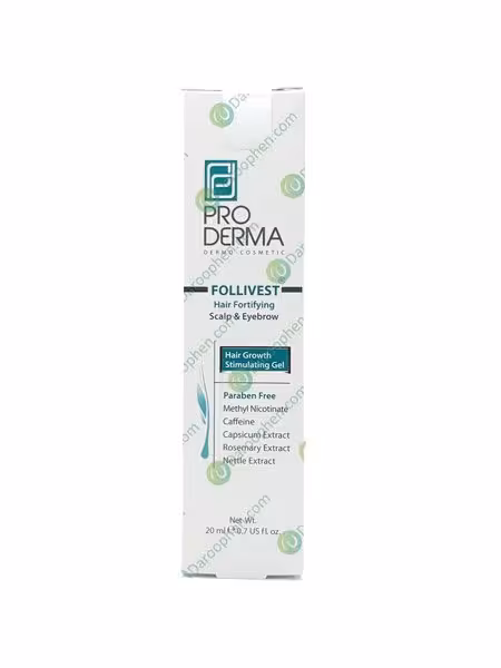 ژل تقویت کننده موی سر و ابرو پرودرما 20 میلی لیتر – Pro Derma