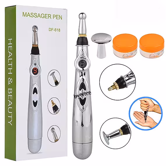 ماساژور طب سوزنی Massager Pen DF-618 | کاهش درد، بهبود گردش خون و جوانسازی پوست