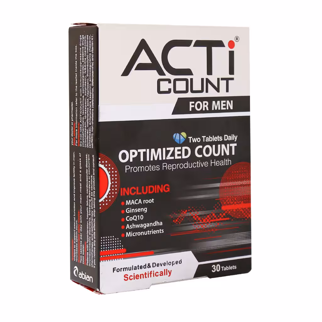 قرص اکتی کانت ابیان دارو 30 عدد Abian Darou Acti Count 30 Tablets
