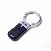 ذره بین دستی با نور LED بزرگنمایی 3X