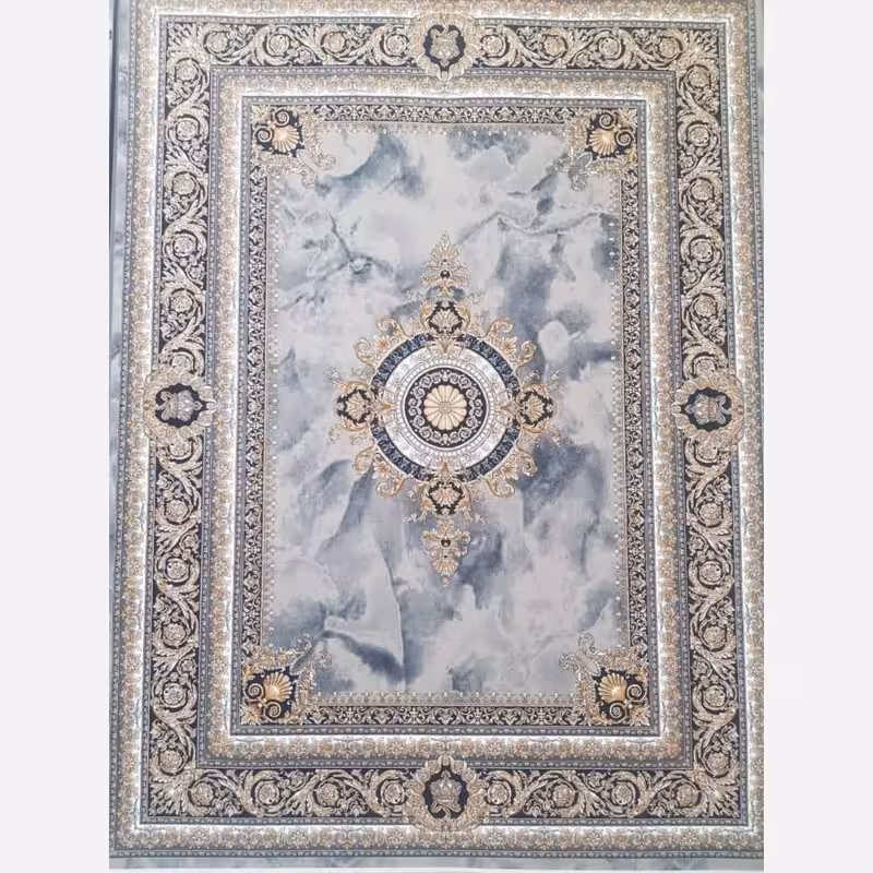 فرش کاشان 12متری باطرح ورساچه ونخ اکریلیک