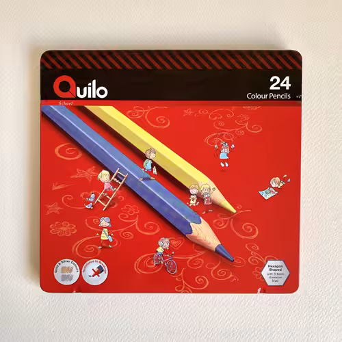 مداد رنگی (24 رنگ) کوییلو (Quilo)