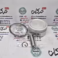 رینگ و پیستون ( پستان ) موتور مگلی 200 و تریل فلات و پرواز ( طرح CRF سی ار اف ) ( سایز 0/50 ) اصلی