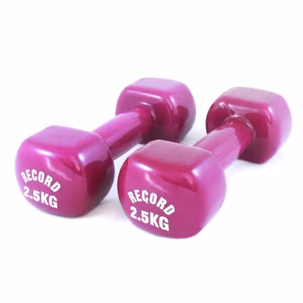 دمبل رکورد مدل VK وزن 2 کیلوگرم بسته دو عددی