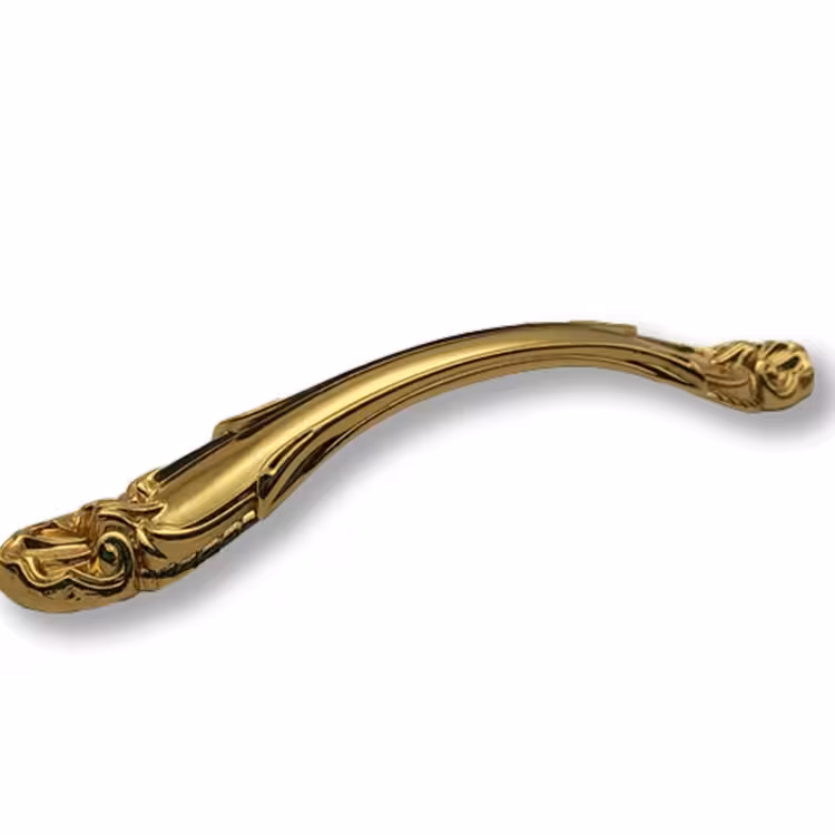 دستگیره کاببینت کلاسیکKP2921سایز128رنگ  طلائی کاپران با5سال ضمانت تعویض