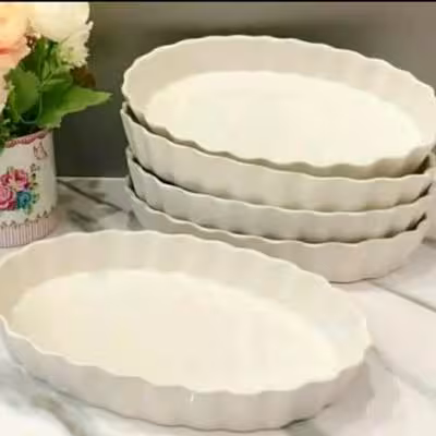 تارت بیضی ،قابل استفاده در فر و ماکروفر و ماشین ظرفشویی