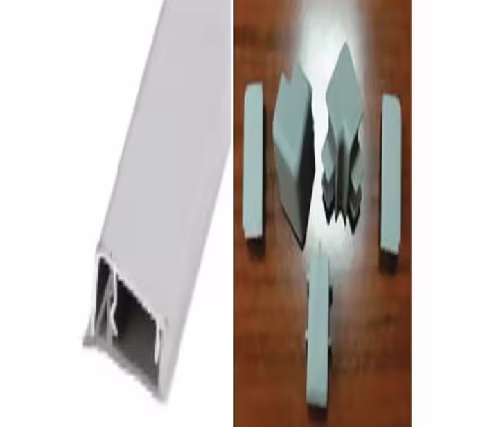 قرنیز صفحه رنگ سیلور 4 متری فانتونی کد M600