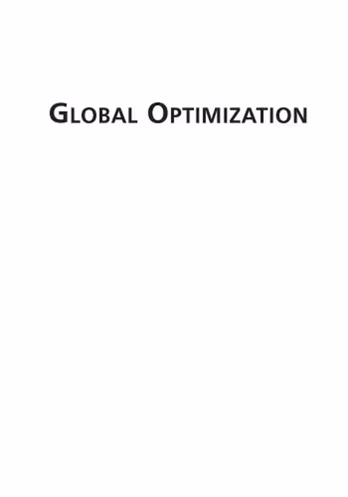 خرید و دانلود نسخه کامل کتاب Global optimization theory, algorithms, and applications