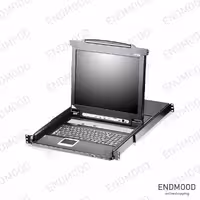 ال سی دی کنسول 8 پورت PS/2-USB / VGA همراه با USB Peripheral آتن CL5708M