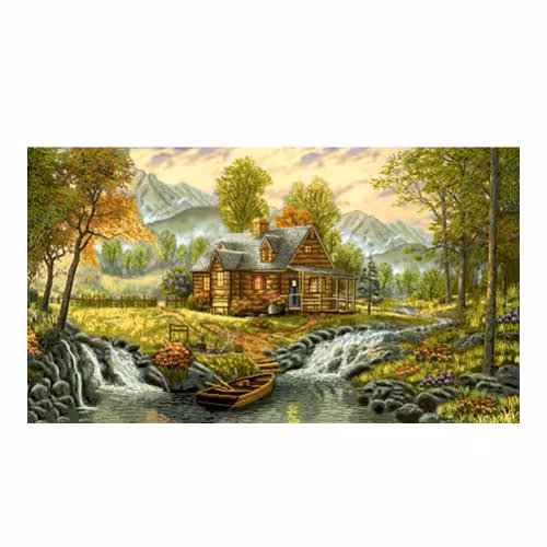 طرح منظره دهکده کد 23074