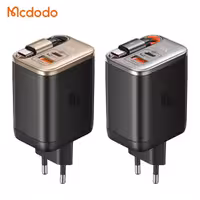 شارژر دیواری 2 پورت مک دودو Mcdodo CH-428 FreeGo GaN توان 40 وات همراه با کابل متصل