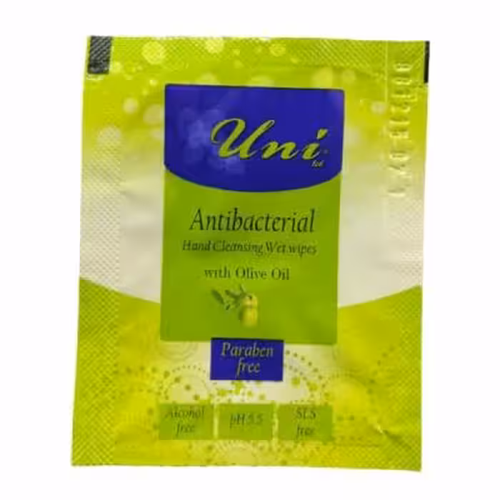 دستمال مرطوب یونی لد مدل آنتی باکتریال بسته 10 عددی
