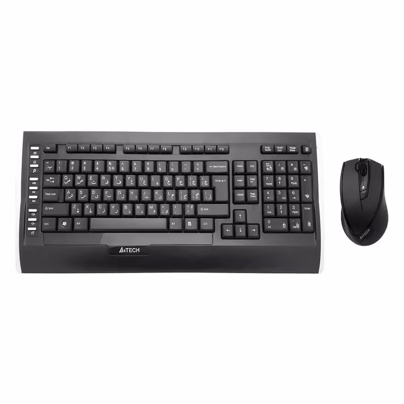 کیبورد و ماوس بی سیم ای فورتک مدل 9300F | کالا مکس
