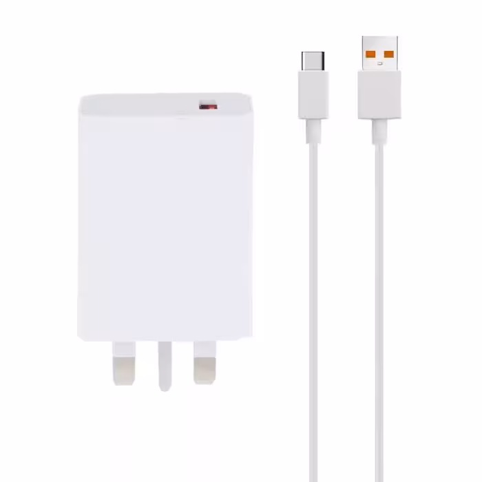 شارژر شیائومی مدل MDY-11-EY 33wfast 3pin original به همراه کابل تبدیل usb-c