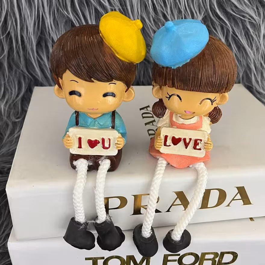 مجسمه پاشل فانتزی مجموعه 2 عددی کد 9