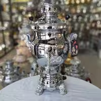 سماور طوفان 6 لیتری مدل رز ساده