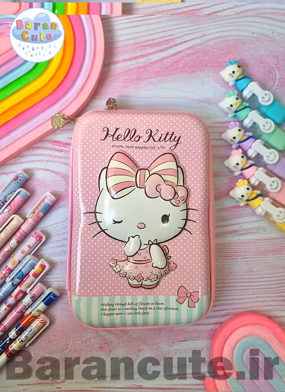 جامدادی کتابی برجسته طرح کیتی 2