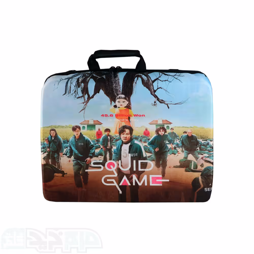 کیف ضد ضربه PS5 طرح اسکویید گیم