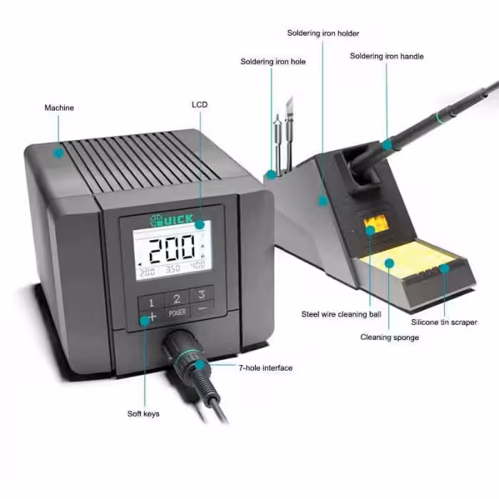 قیمت و خرید دستگاه هويه کوييک SOLDER STATION QUICK Q8