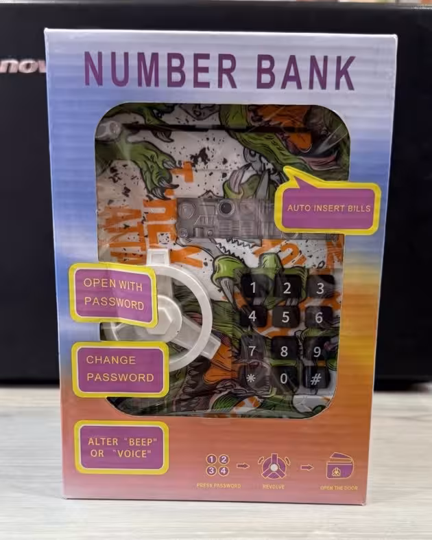 گاوصندوق موزیکال با تشخیص چهره و رمز دار