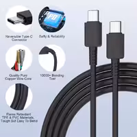 شارژر دیواری 45 وات اس ال وای مدل  GALAXY S24 ULTRA SUPER FAST 2 به همراه کابل تبدیل USB-C