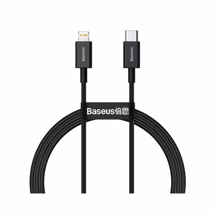 کابل لایتنینگ به Type C فست شارژ بیسوس Baseus iP Cable CATLYS-C01 طول 2 متر و توان 20 وات