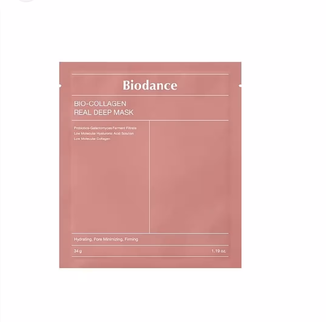 ماسک بایودنس مدل بیو کلاژن ضد چروک و سفت کننده 34gr