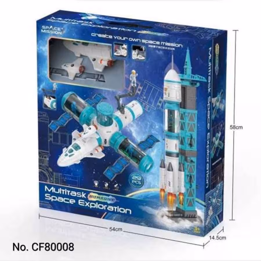 ساختنی فیگور پایگاه فضایی Space Mession آیتم Cf80008
