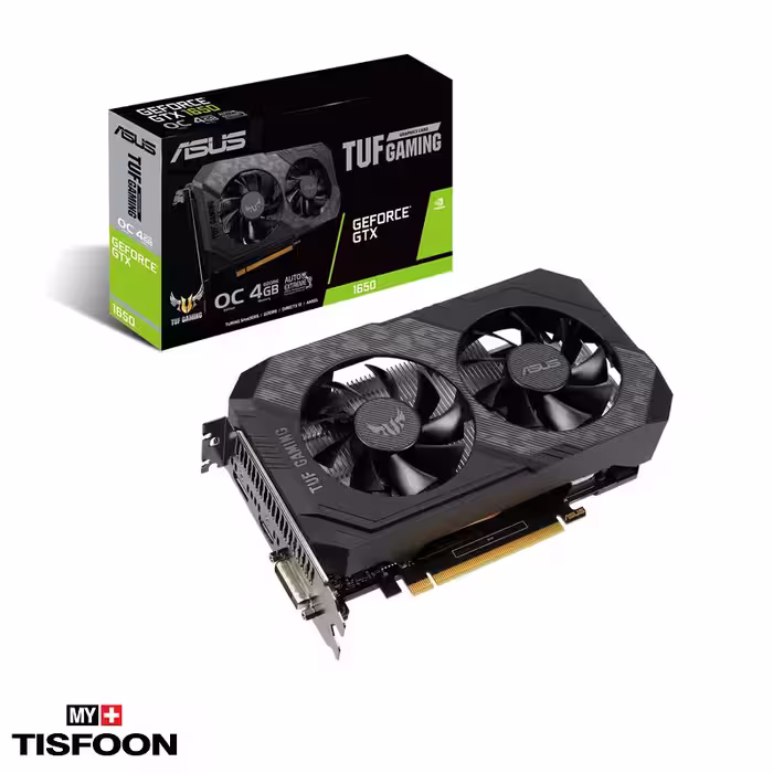 کارت گرافیک ایسوس مدل  GTX 1650 OC TUF GAMING D6 4GB